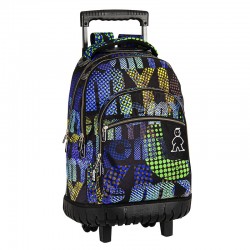 Mochila com Rodas Compacta Campro Print Perona 58789