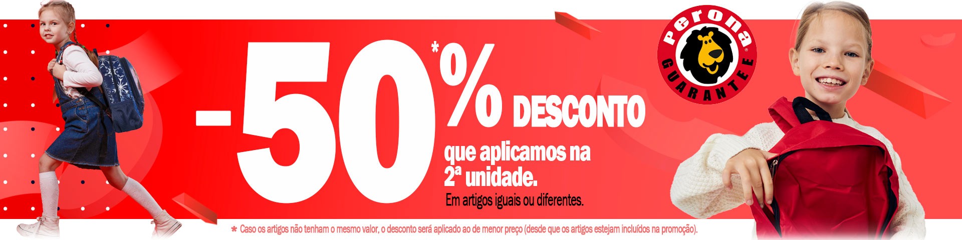 Promo 50% 2ª Unidad